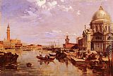 Edward Pritchett A View of the San Giorgio Church and the Grand Canal painting